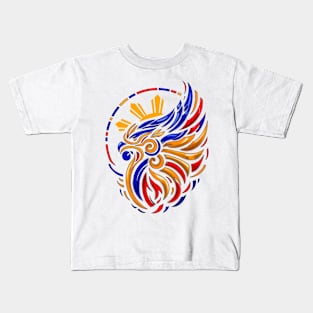 "Eagle's Embrace: The Radiant Spirit of the Philippine Sun" Kids T-Shirt